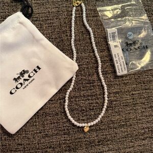 Coach Elegant Gold Chain Necklace